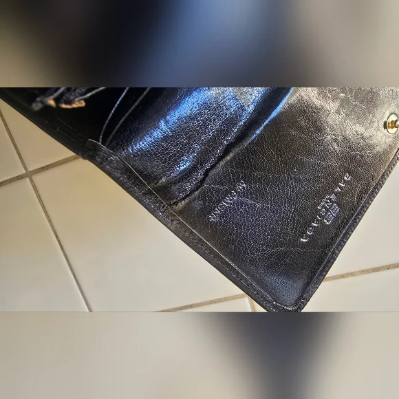 Vintage Balenciaga Black Women's Wallet - Picture 5 of 8